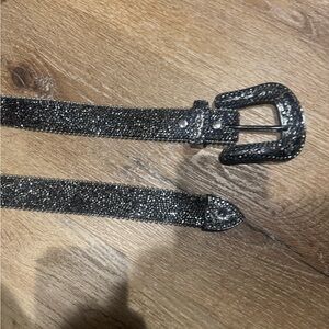 Shyanne Glittering Black Belt